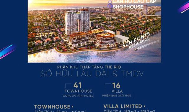 Sun Group mở bán nhà phố cầu Rồng Đà Nẵng trực diện sông Hàn xây dựng 6,5 tầng, ưu đãi 14%, lâu dài