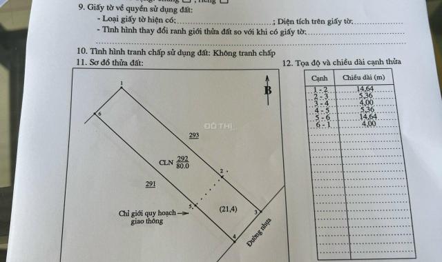 Bán đất lô đất mặt tiền đường nhựa xã Phú Sơn, Lâm Hà, Lâm Đồng giá đầu tư.