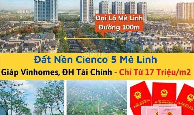 Chính chủ cần bán lk11 khu A Cienco5 Mê Linh - Hàng hiếm, giá đầu tư