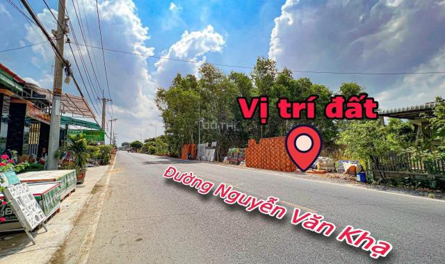 Bán đất Củ Chi, lô đất MT đường NGUYỄN VĂN KHẠ, 656m2, có 200m thổ cư, xã Phú Hòa Đông