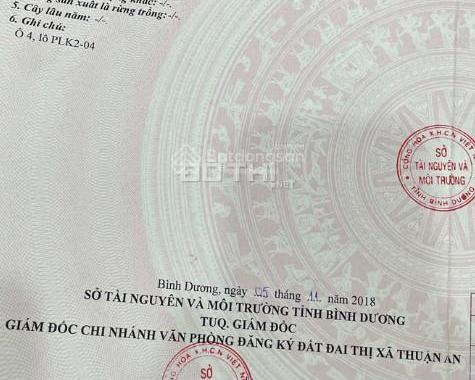 Giảm 300 triệu bán đất KDC The Seasons Lái Thiêu, Thuận An, ngay Lotte Mart, có giấy tờ chính chủ đ