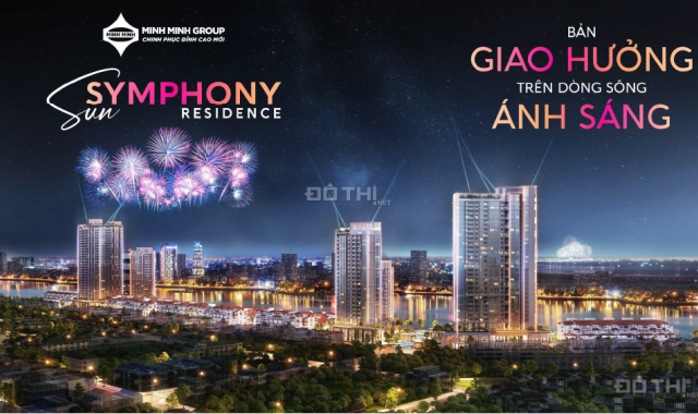Mở bán căn hộ Symphony Đà Nẵng sở hữu lâu dài, GĐ 1, Chiết khấu cao, NH hỗ trợ 70%