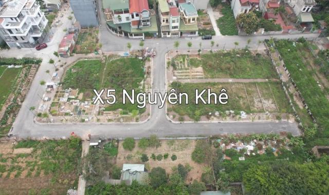 Bán đất đấu giá X5 Nguyên Khê Đông Anh - view kênh đào kinh doanh