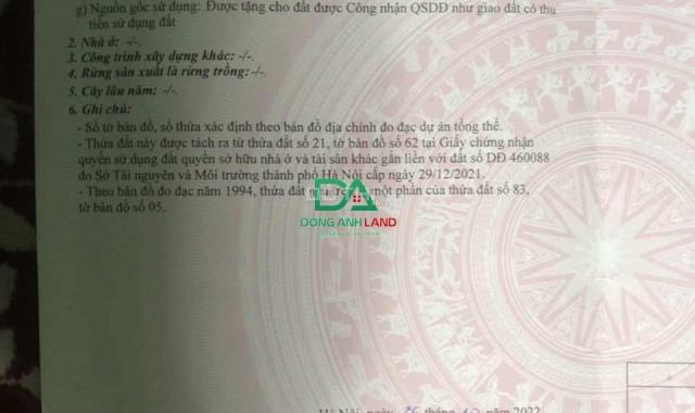 Bán mảnh đất 120.4m thôn Du Nội, xã Mai Lâm, huyện Đông Anh, thành phố Hà Nội.