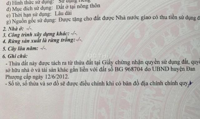 Bán lô đất sổ đỏ tại làng Thượng Trì, Liên Hồng - Giá bán nhanh.