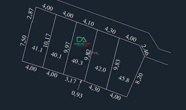 Tài chính 2,x tỷ sở hữu ngay lô đất đẹp tại Đản Dị gần trung tâm huyện Đông Anh.