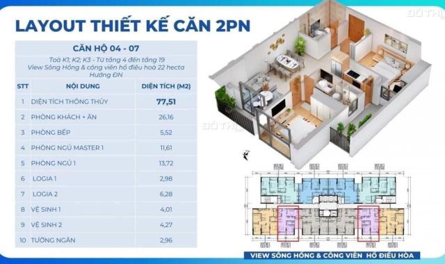 Tặng quà 375 triệu khi mua chung cư cao cấp Khai Sơn, chiết khấu 12,5%