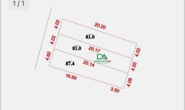 Bán 81m2 đất Đình Trung Xuân Nộn Đông Anh giá rẻ năm 2024