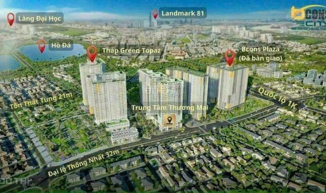 Bán căn hộ Bcons City, 52m2 - 64m2 giá chỉ 1,7 tỷ/căn . Cam kết thuê lại 336tr/2 năm