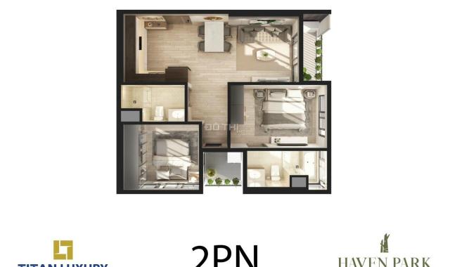 Bán căn hộ 2 ngủ 2 vệ sinh , 68m2 sử dụng - view Đảo - Chung cư Haven Park ECopark - Giá chỉ 3,1xxx