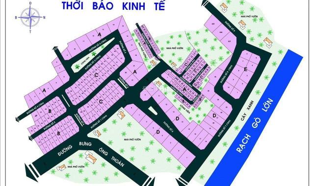 Bán nhanh Lô Biệt Thự view Sông Lô D22 dự án Thời Báo Kinh Tế, hẻm 68 Bưng Ông Thoàn, P Phú Hữu.