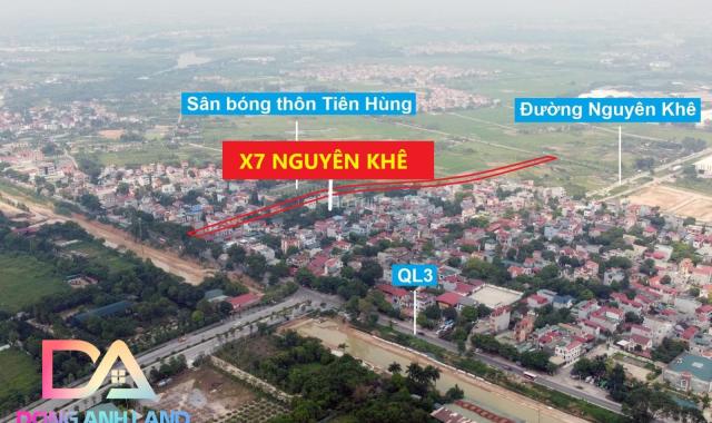 ✅Bán đất đấu giá X7 Tiên Hùng Nguyên Khê Đông Anh đường ô tô tránh