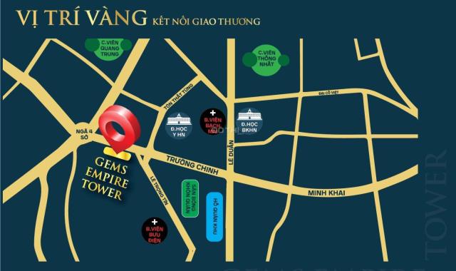 Cho thuê văn phòng Gems Empire Tower - Vị trí vàng Quận Đống Đa – Thanh Xuân