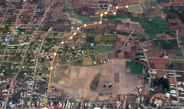 Bán đất tại Đường Lý Thái Tổ, Chư Pưh, Gia Lai diện tích 25000m2 giá 5 Tỷ