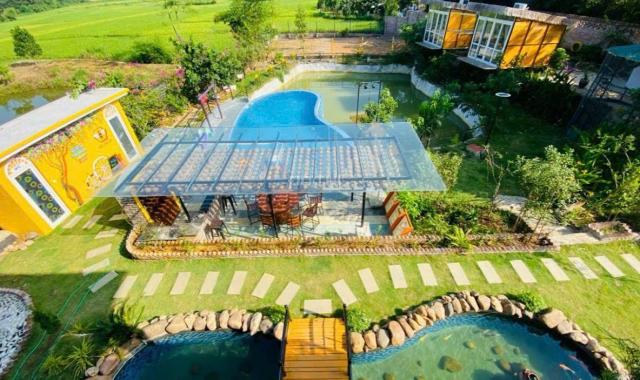 Homestay nghỉ dưỡng Tiến Xuân Thạch Thất 1500m2 sử dụng 2200m2 sẵn sổ khai thác luôn