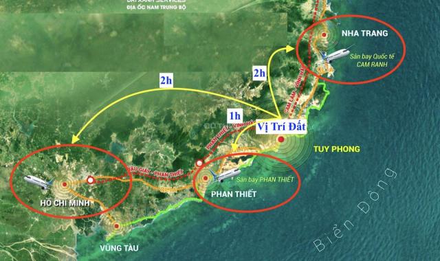 BÁN ĐẤT VEN MẶT BIỂN BÌNH THUẬN 969 TRIỆU 90M2 HUYỆN TUY PHONG VPĐD 76 QUANG TRUNG NHA TRANG BẢO