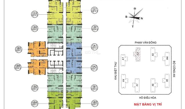 An Bình City 232 Phạm Văn Đồng, Căn góc diện tích 112.9m2, Ban công Nam,7.5 tỷ. LH 0818 340 242