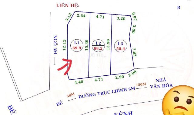 Bán đất Làng chài võng la đông anh Diện tích 50,4 giá 2,4t tỷ