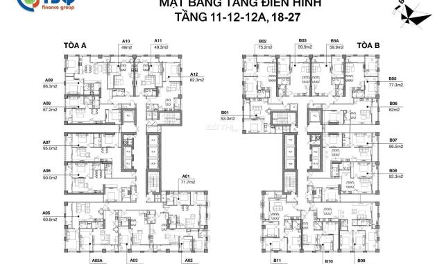 Bán căn hộ 60m2 chính chủ Tháp Thiên Niên Kỷ - Trung tâm Hà Đông