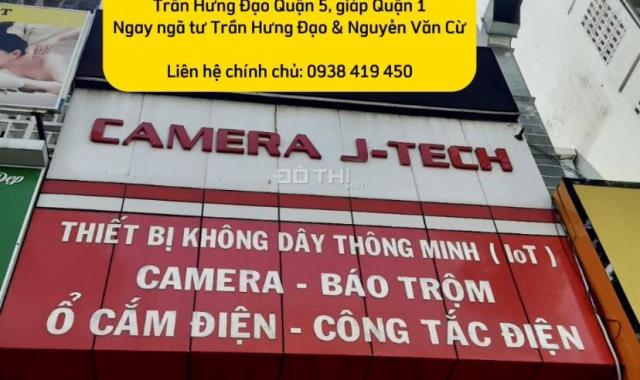 Bán nhà mặt tiền Trần Hưng Đạo Quận 5, Giáp Quận 1-HCM, Giá 52 Tỷ