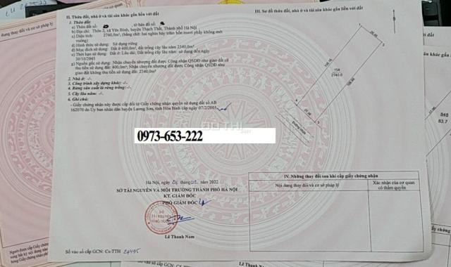 Bán 4.692m2 đất khu du lịch Thác Bạc Suối Sao - Yên Bình - Thạch Thất - HN