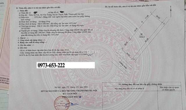 Bán 4.692m2 đất khu du lịch Thác Bạc Suối Sao - Yên Bình - Thạch Thất - HN