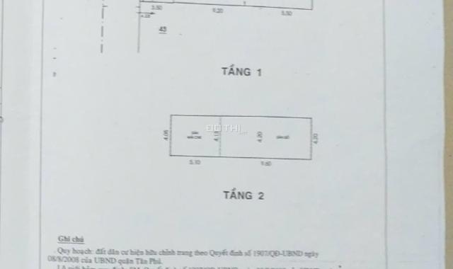 HXH Lê Trọng Tấn – Tân Phú, 4x18m, cách MT 30m