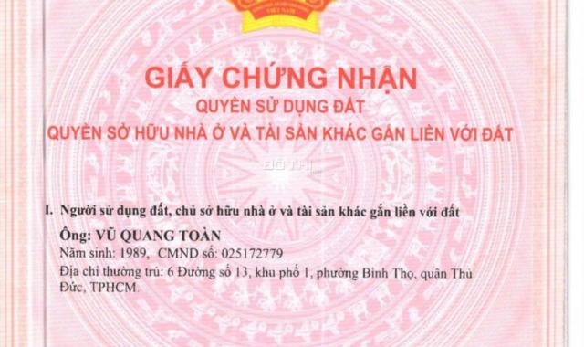 Bán nhà 184a Đặng Văn Bi, TP Thủ Đức 10x20m, 200m2, 2 tầng. Mặt tiền trung tâm TP Thủ Đức