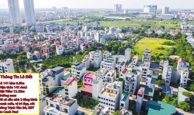 Lô to làm VP kinh doanh rất hợp lý: E bán 147.6 m2 đất DV khu 6.9 ha xã Vân Canh, SĐCC