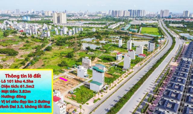 Duy nhất! Chính chủ gửi E bán lô đất khu 4,5ha Vân Canh, Dt 61m2 gần đường Vành Đai 3.5, SĐCC