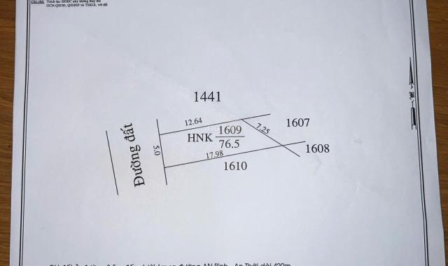 KHU ĐẤT AN TINH 190M2 - ODT,HNK,SHR