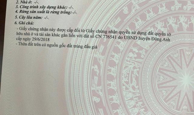 Bán đất đấu giá X7 Mai Hiên Mai Lâm Đông Anh gần Vinhomes Cổ Loa