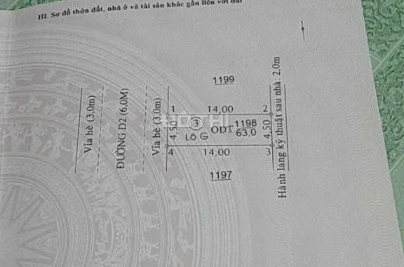 Ngộp bán lô đất trong Khu Hoàng Nam Uyên Hưng 63m2, giá 1.6ty