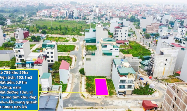 Chuyển nhượng lại lô đất 100m2, hướng Nam rất mát, Khu 25Ha Vân Canh, Đẹp Ko Lỗi Lầm gì - Giá Tốt