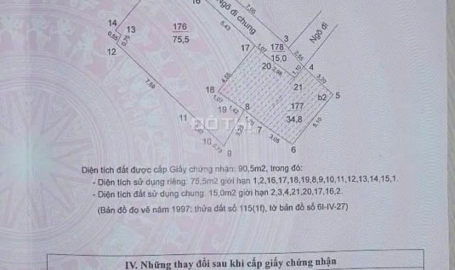 Bán nhà riêng tại Phường Minh Khai, Hai Bà Trưng, Hà Nội diện tích 76m2 giá 9.8 Tỷ