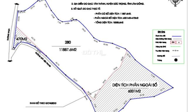 ĐẤT NỀN ĐÀ LẠT 11.887,6 m2 đã CÓ SỔ + TẶNG kèm 6000m2 ven suối