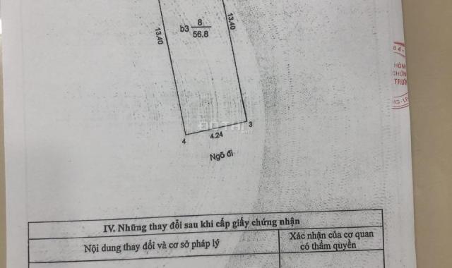 Chính chủ bán nhà ngõ 71 Tân Ấp, Phúc Xá, Ba Đình 56m2x4tầngx4,24mt = hậu, Nhà mới đẹp! 14x tr/m