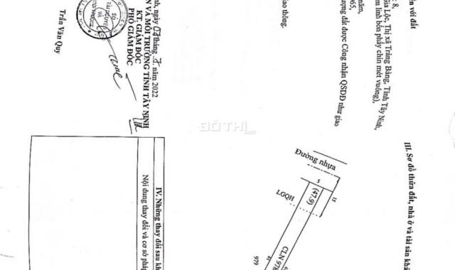 Bán đất tại Đường Quốc Lộ 22, Xã Gia Lộc, Trảng Bàng, Tây Ninh diện tích 305m2 giá 950 Triệu