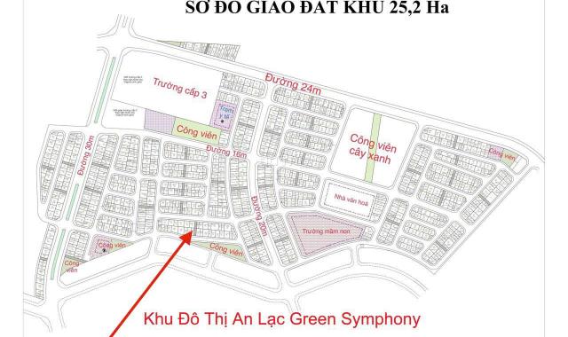 Duy nhất 1 lô góc siêu thoáng, view vườn hoa, hướng Nam, DT 83m2, khu 25ha Vân Canh, SĐCC hàng đẹp