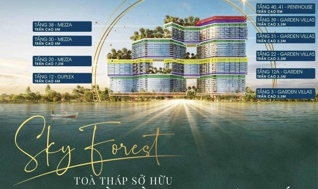 Bán căn hộ 2 ngủ Sân vườn , 33m2 sân vườn riêng - Chung cư Sky Forest Ecopark - View Đảo