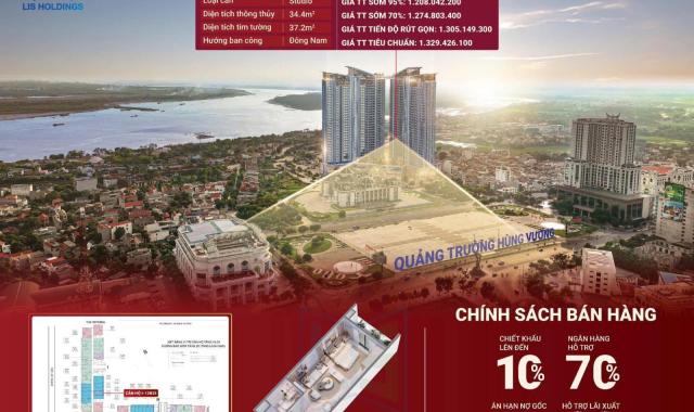 Căn STUDIO cuối cùng hướng đông nam tại dự án VIC Grand Square Việt Trì