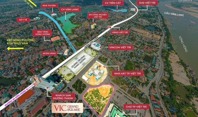 Căn STUDIO cuối cùng hướng đông nam tại dự án VIC Grand Square Việt Trì