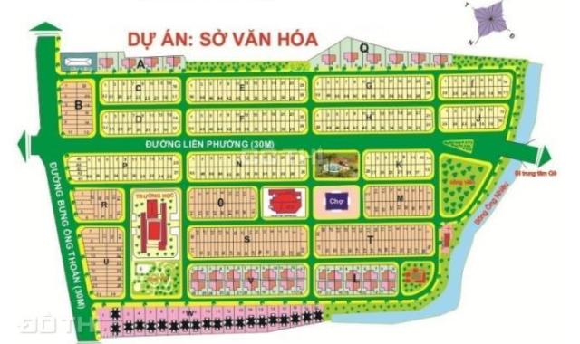 Chính chủ bán gấp nền B6 mặt tiền đường Bưng Ông Thoàn tại dự án Sở Văn Hoá TT Q9 giá 109tr/m2