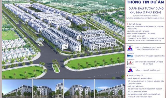 Sông Đà 7 Mở bán dự án khu nhà ở phía Đông cụm công trình PCCC Phường Hoàng Đông, Duy Tiên, Hà Nam