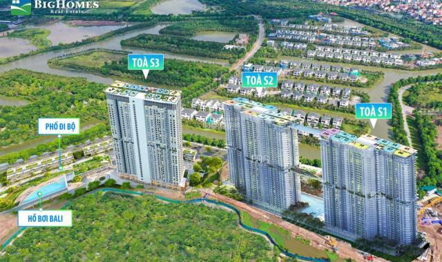 Bán căn hộ 2 ngủ 1 vệ sinh - Chung cư Sky Oasis Ecopark , đủ đồ - Giá 2 tỷ 650