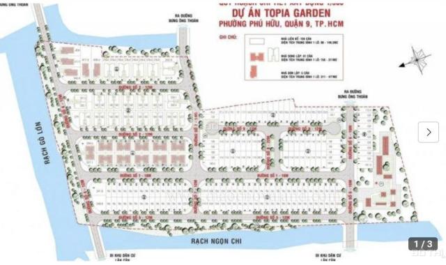 Hạ giá bán nhanh! 4 nền đất giá tốt tại KDC Topia Garden P Phú Hữu, TP Thủ Đức giá bán từ 54tr/m2