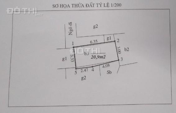 Bán nhà Bạch Mai giá rẻ 21M- 4 Tầng, +1,89 Tỷ 2PN thoáng, gần phố