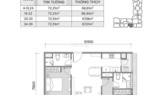 Bán CHCC Vinhomes Sky Lake: tòa S3 tầng 20+ 73M đẹp nhất loại 2 ngủ. Giá chỉ 6.8 tỷ. LH: 0936031229