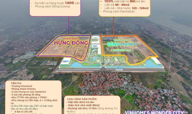 Dự án vinhome wonder park Đan Phượng