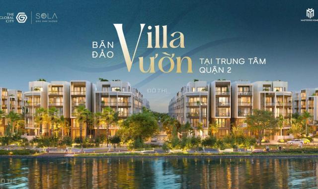 Bán đảo biệt thự vườn 3 mặt giáp sông,334m2 5pn 1 trệt 4 lầu 1 sân thượng